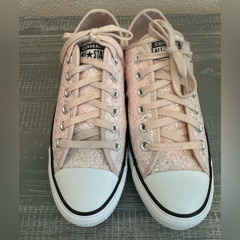 Converse All Star Pink with Glitter